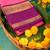 Jamun purple and pink semi silk saree