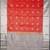 Orange and grey semi silk saree