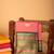 Pastel pink semi soft silk saree