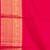 Aqua green and reddish pink semi silk saree