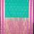 Dual tone aqua green semi silk saree