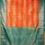 Orange woven semi soft silk saree