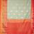 Pastel blue small border semi soft silk saree
