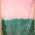 Pastel pink and green semi silk saree