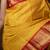 Yellow and red kanchipuram silk pattu saree