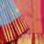 Kanchipuram grey colour silk saree