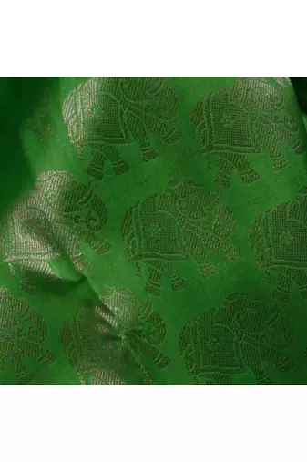 Pista green kanchipuram silk saree