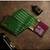 Dark green bridal saree