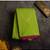 Parrot green silk saree with pink blouse