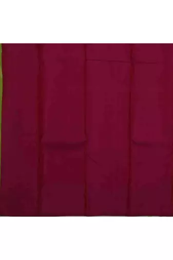 Parrot green silk saree with pink blouse