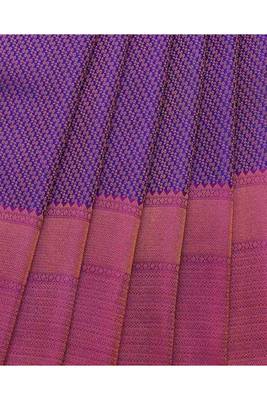 Royal blue saree with pink blouse 3