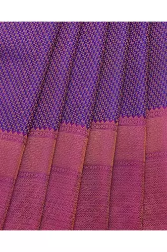 Royal blue saree with pink blouse