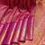 Magenta zari work silk saree