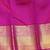 Magenta zari work silk saree