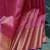 Pink and blue combination kanchipuram silk saree
