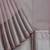 Brown silver zari brocade silk saree