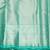 Turquoise tissue kanjivaram silk saree