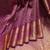 Purple designer kanjivaram silk saree