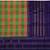 Multicolour check saree with rich blue border