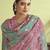 Stylee lifestyle teal muslin embroidered dress material