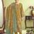 Stylee lifestyle mustard muslin embroidered dress material