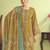Stylee lifestyle mustard muslin embroidered dress material