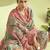 Stylee lifestyle green muslin embroidered dress material
