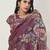 Stylee lifestyle magenta muslin embroidered dress material