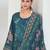 Stylee lifestyle navy blue muslin embroidered dress material