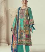 multi lawn cotton embroidered dress material
