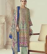 multi lawn cotton embroidered dress material