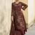 Stylee lifestyle multi organza embroidered dress material