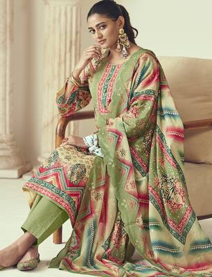 multi lawn cotton embroidered dress material 2