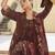 Stylee lifestyle multi organza embroidered dress material