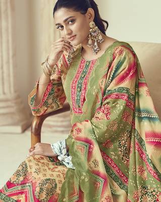 multi lawn cotton embroidered dress material 3