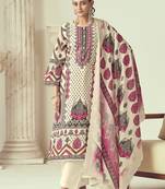 multi lawn cotton embroidered dress material