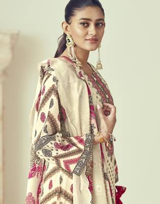 multi lawn cotton embroidered dress material 4