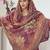 Stylee lifestyle rust muslin embroidered dress material