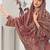 Stylee lifestyle rust muslin embroidered dress material