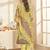 Stylee lifestyle lemon yellow lawn cotton embroidered dress material