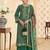 Stylee lifestyle green dola silk jacquard embroidered dress material
