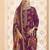 Stylee lifestyle purple dola silk jacquard embroidered dress material
