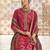 Stylee lifestyle magenta dola silk jacquard embroidered dress material