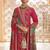 Stylee lifestyle magenta dola silk jacquard embroidered dress material