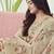 Stylee lifestyle beige georgette embroidered dress material