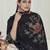 Stylee lifestyle black georgette embroidered dress material