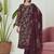 Stylee lifestyle maroon georgette embroidered dress material