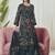 Stylee lifestyle teal georgette embroidered dress material