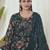 Stylee lifestyle teal georgette embroidered dress material