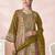 Stylee lifestyle mustard lawn cotton embroidered dress material